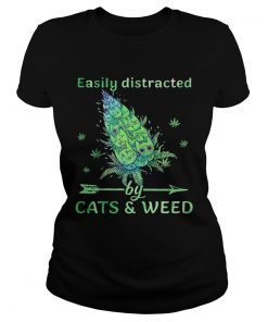 Easily Distracted By Cats And Weeds  Classic Ladies