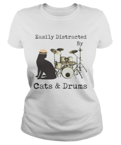 Easily Distracted By Cats and Drums  Classic Ladies