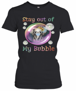 Elephant Sunflowers Mask Stay Out Of My Bubble Covid 19 T-Shirt Classic Women's T-shirt