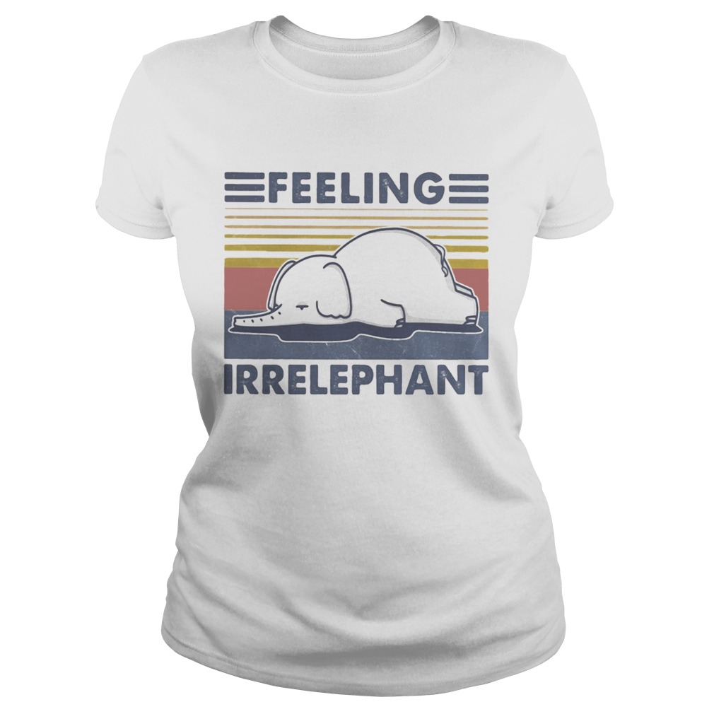 Elephant feeling irrelephant vintage retro Classic Ladies