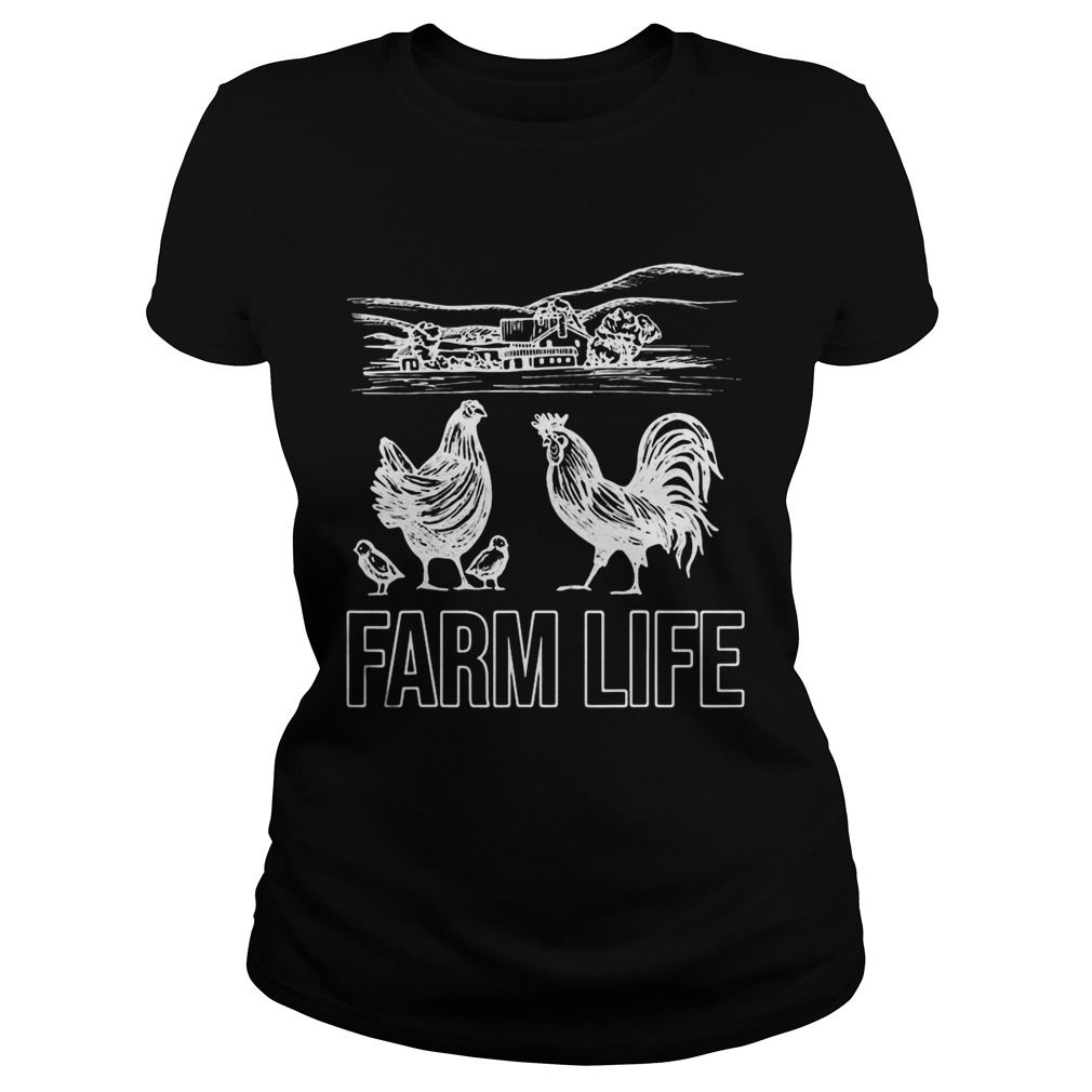 Family Chicken Farm Life Classic Ladies