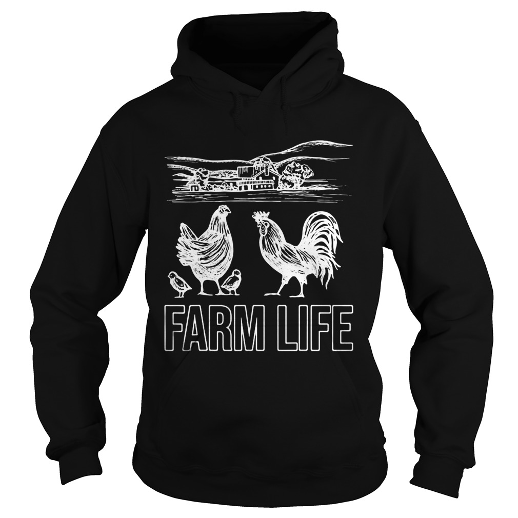Family Chicken Farm Life Hoodie