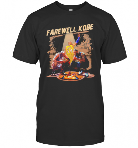Farewell Kobe Bryant Michael Jordan And Lebron James T-Shirt