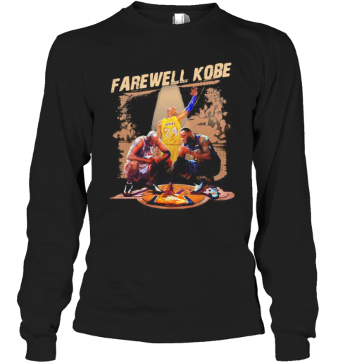 Farewell Kobe Bryant Michael Jordan And Lebron James T-Shirt Long Sleeved T-shirt 
