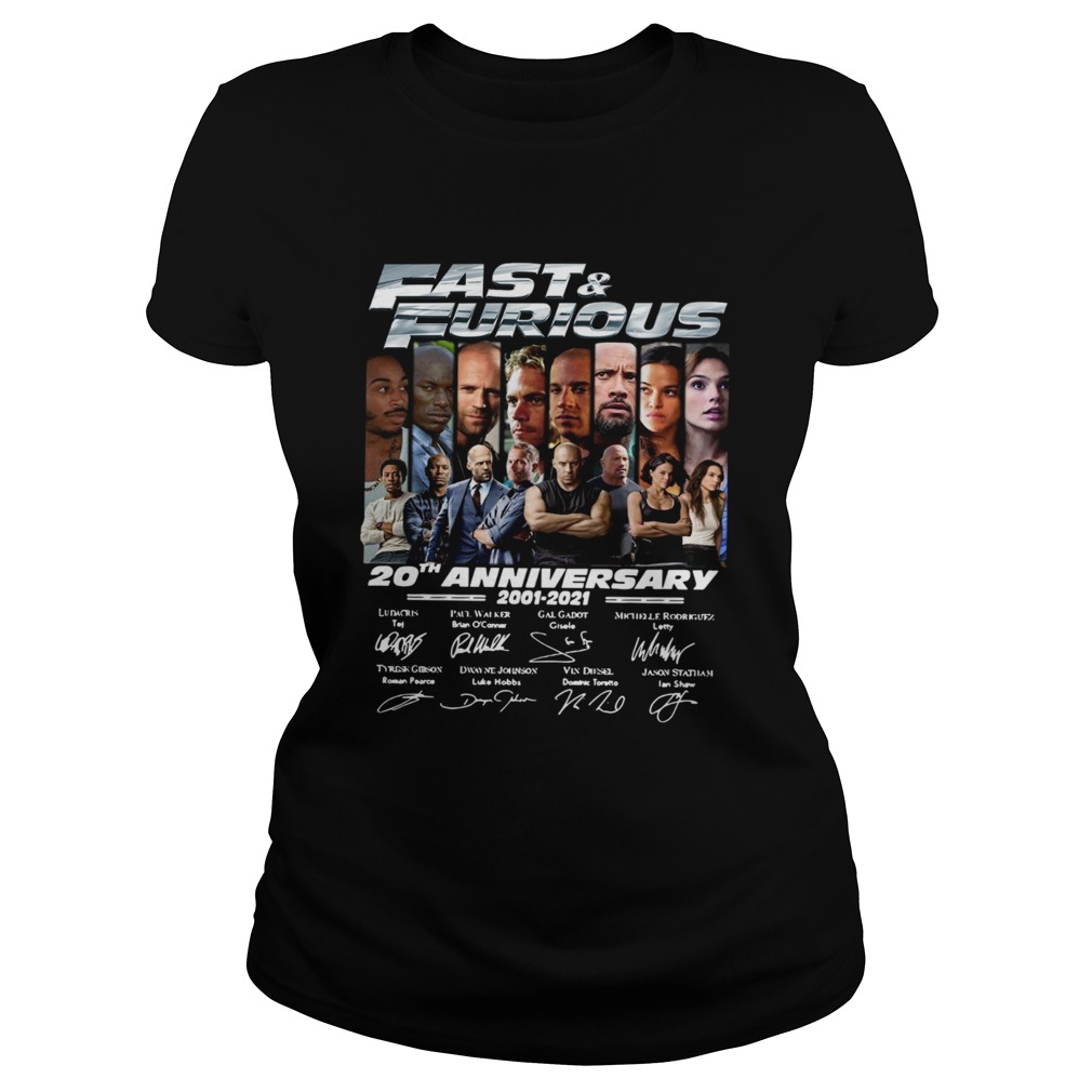 Fast And Furious 20th Anniversary 2001 2021 Signatures Classic Ladies