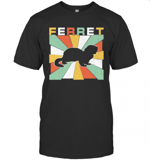 Ferret Vintage Retro T-Shirt