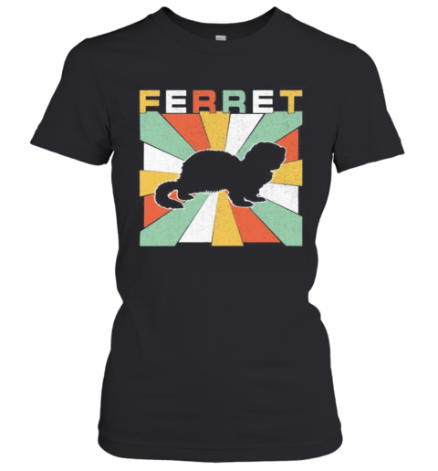Ferret Vintage Retro T-Shirt Classic Women's T-shirt