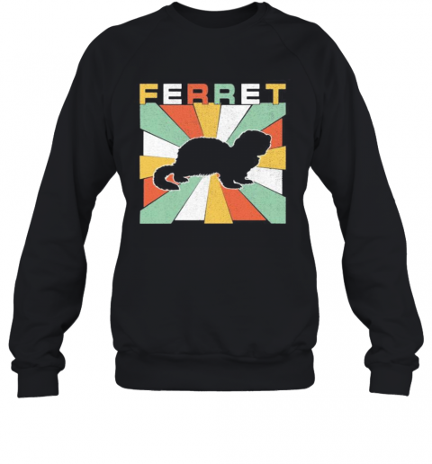 Ferret Vintage Retro T-Shirt Unisex Sweatshirt