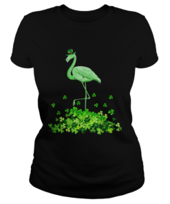 Flamingo St Patricks Day Women Irish Flamingo  Classic Ladies
