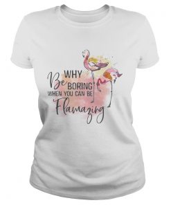 Flamingo why be boring when you can be llamazing  Classic Ladies
