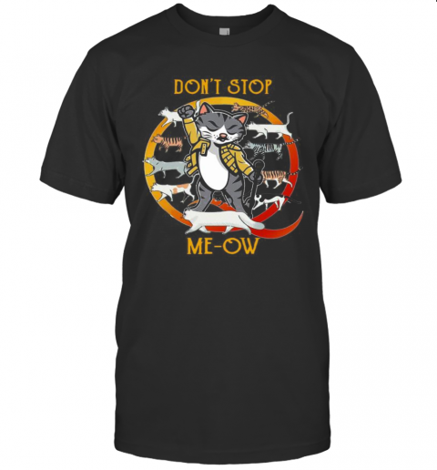 Freddie Mercury Don'T Stop Meow T-Shirt