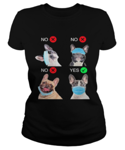 French Bulldogs Right Way To Wear Mask  Classic Ladies