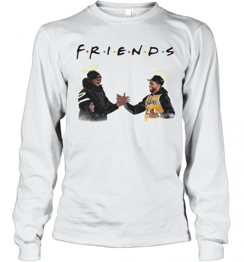 Friends Kobe Bryant Daughter And Chadwick Rip T-Shirt Long Sleeved T-shirt 
