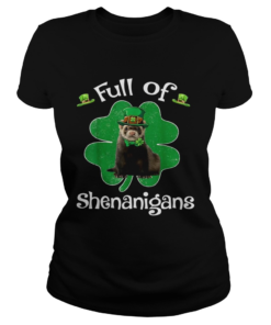 Full Of Shenanigans Ferret St Patricks Day Gifts  Classic Ladies