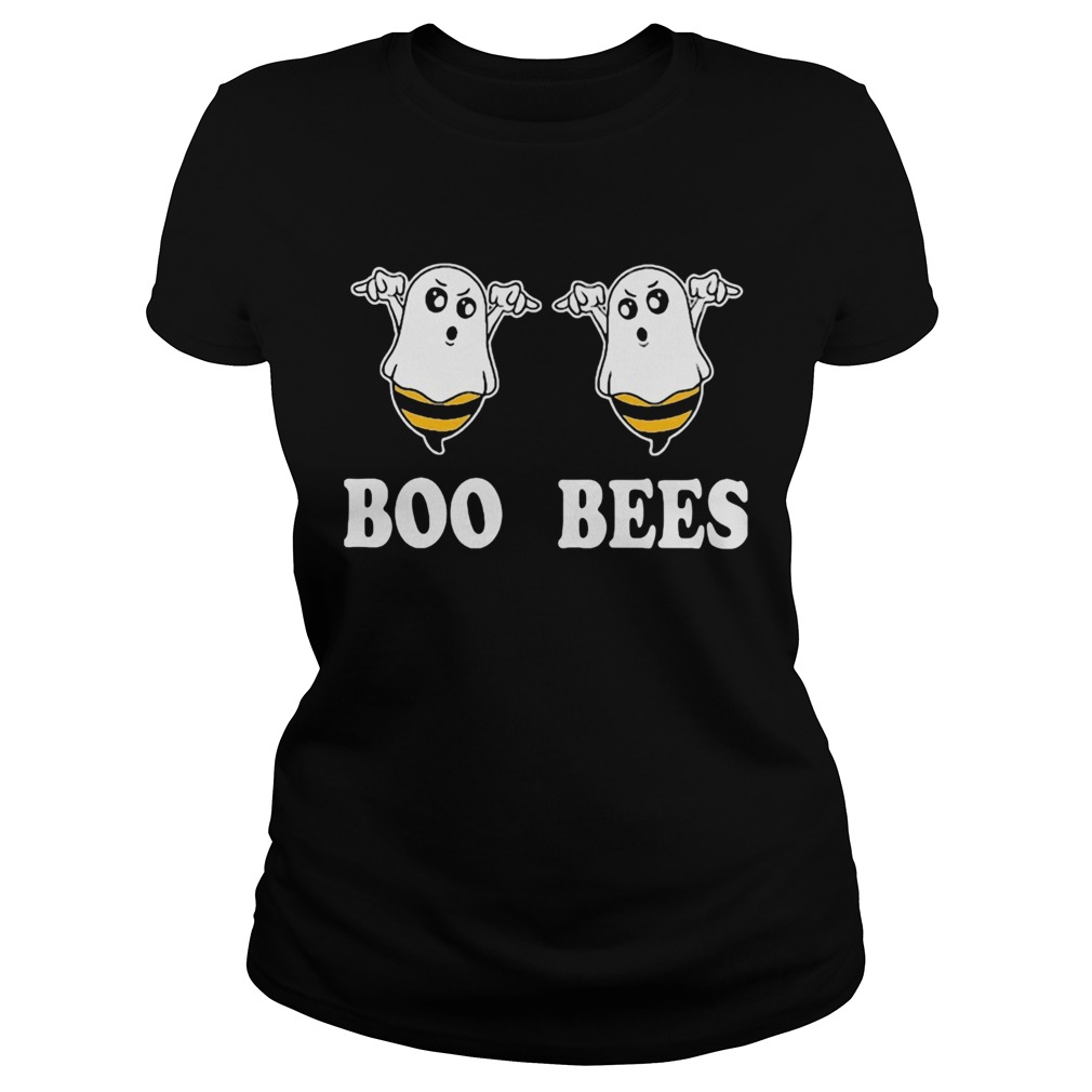 Ghost Boo Bees Halloween Classic Ladies