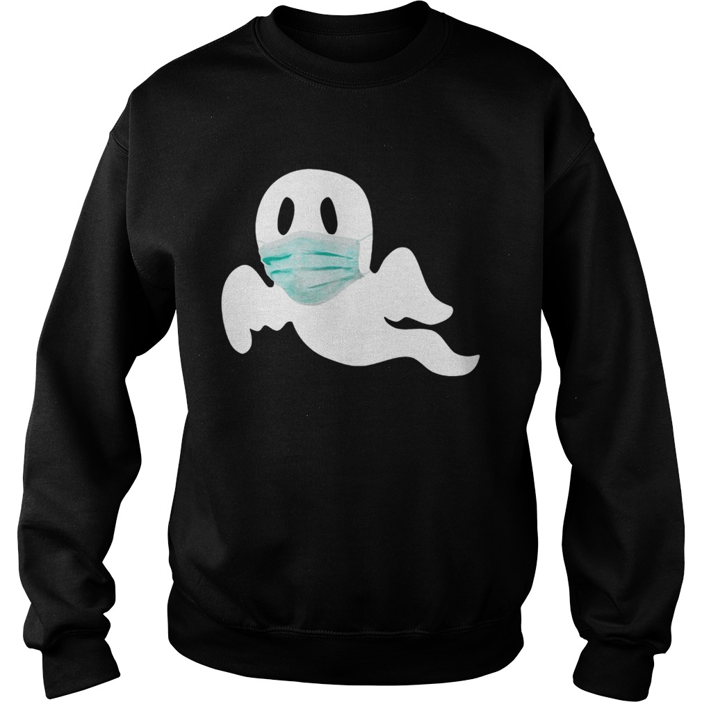 Ghost Wear Mask Halloween Sweatshirt