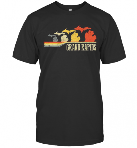 Grand Rapids Vintage Retro T-Shirt Classic Men's T-shirt