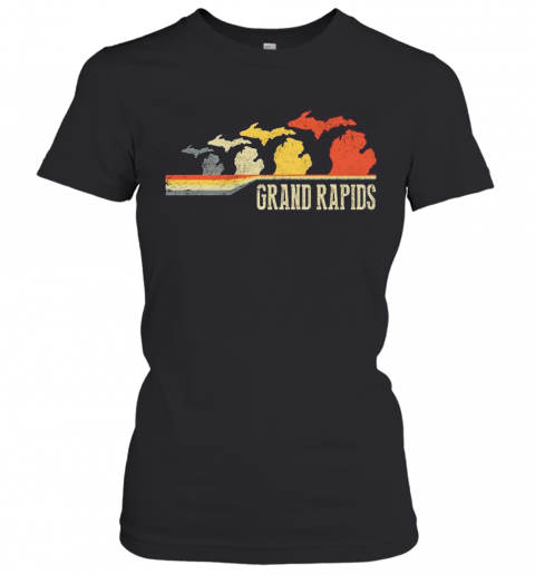 Grand Rapids Vintage Retro T-Shirt Classic Women's T-shirt