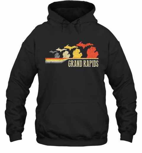 Grand Rapids Vintage Retro T-Shirt Unisex Hoodie
