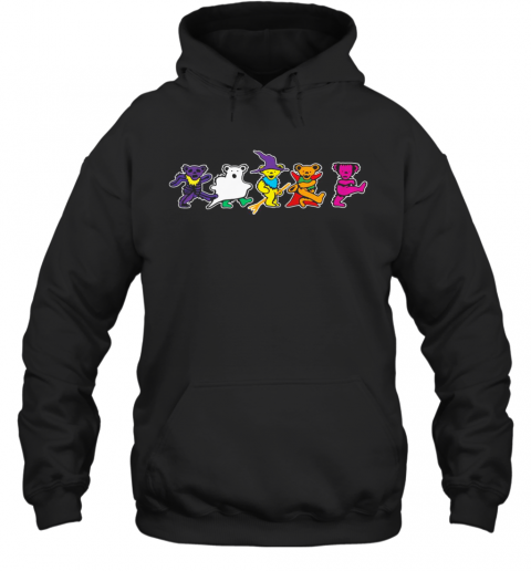 Grateful Dead Dancing Bears Halloween T-Shirt Unisex Hoodie