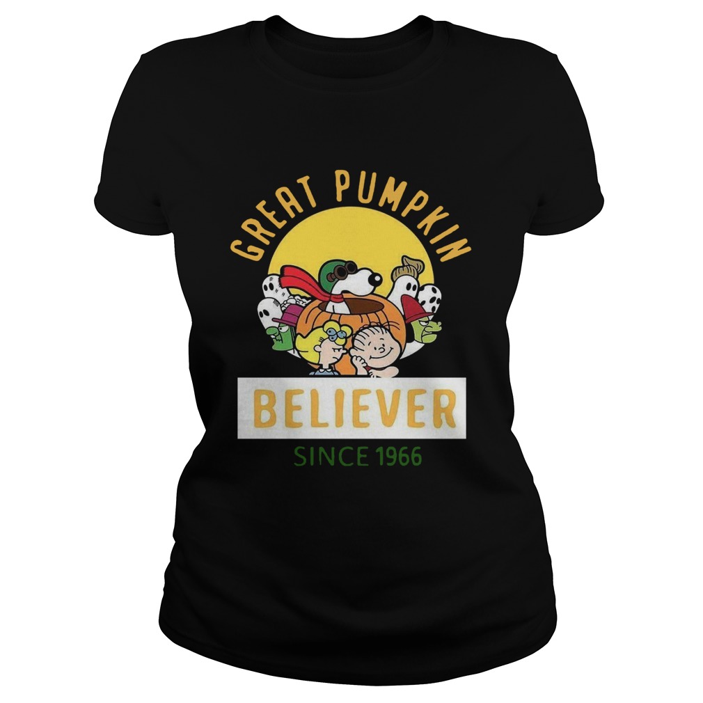 Great Pumpkin Believer Since 1966 Classic Ladies