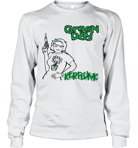 Green Day Kerplunk Punk Rock Band T-Shirt Long Sleeved T-shirt 