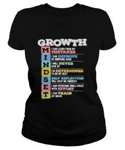Growth Mindset Mistakes Improve Never Determined Self reflection Effort Train  Classic Ladies