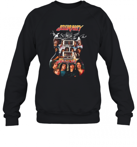 Guitar Journey Band Members Signatures T-Shirt Unisex Sweatshirt