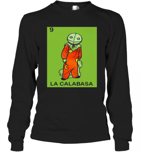 Halloween Ghost La Calabasa T-Shirt Long Sleeved T-shirt 