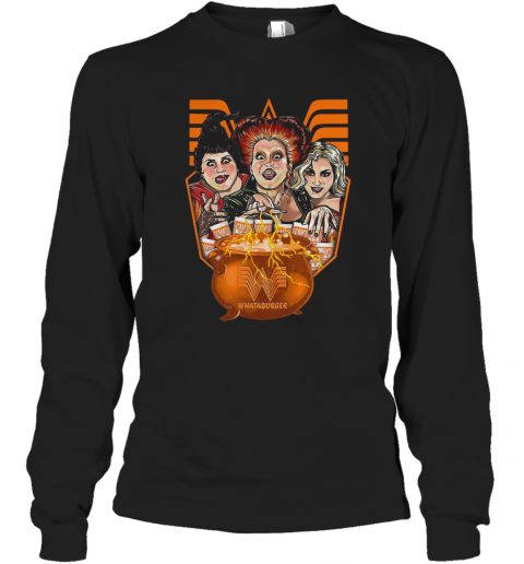 Halloween Hocus Pocus Whataburger T-Shirt Long Sleeved T-shirt 