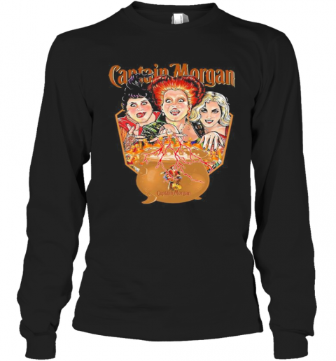 Halloween Hocus Pocus Witch Captain Morgan T-Shirt Long Sleeved T-shirt