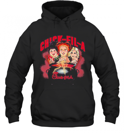 Halloween Hocus Pocus Witch Chick Fil A T-Shirt Unisex Hoodie