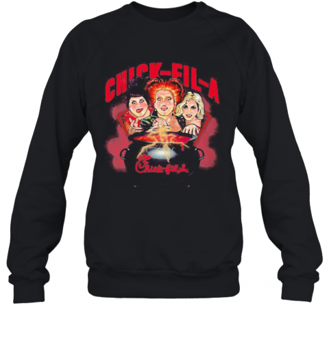 Halloween Hocus Pocus Witch Chick Fil A T-Shirt Unisex Sweatshirt