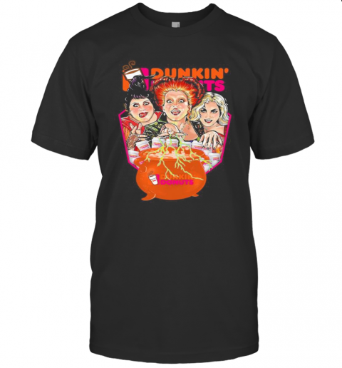 Halloween Hocus Pocus Witch Dunkin Donuts T-Shirt