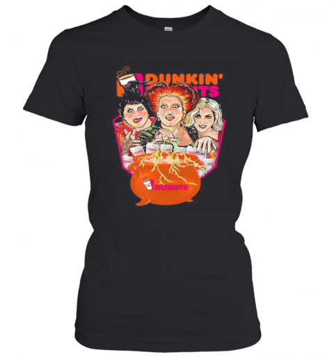Halloween Hocus Pocus Witch Dunkin Donuts T-Shirt Classic Women's T-shirt