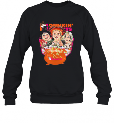Halloween Hocus Pocus Witch Dunkin Donuts T-Shirt Unisex Sweatshirt