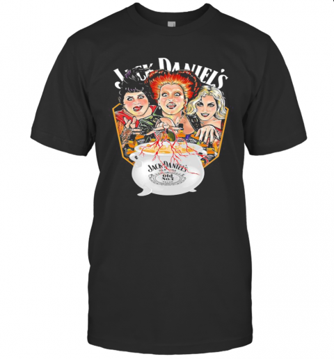 Halloween Hocus Pocus Witch Jack Daniels T-Shirt