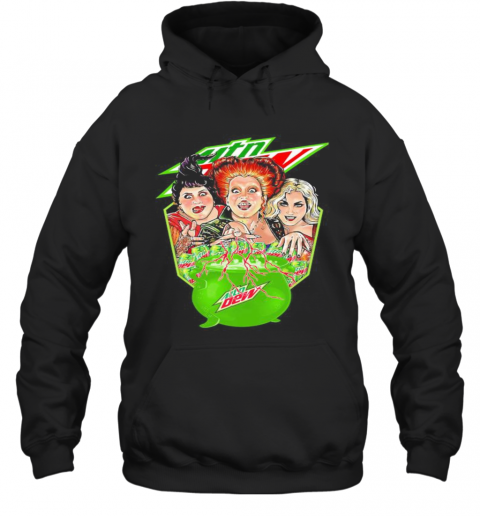 Halloween Hocus Pocus Witch Mountain Dew T-Shirt Unisex Hoodie