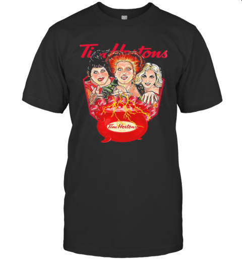Halloween Hocus Pocus Witch Tim Hortons T-Shirt