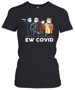 Halloween Horror Characters Mask Ew Covid 19 T-Shirt Classic Women's T-shirt