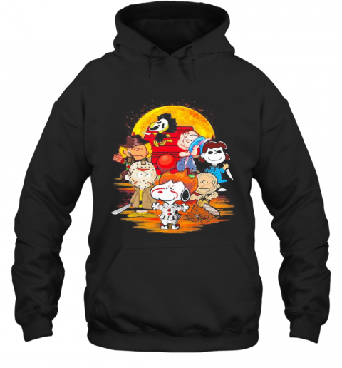 Halloween Horror Characters The Peanuts Moon T-Shirt Unisex Hoodie
