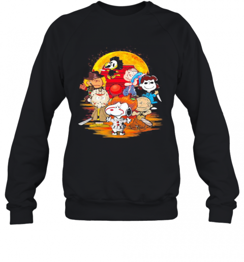 Halloween Horror Characters The Peanuts Moon T-Shirt Unisex Sweatshirt