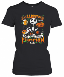 Halloween Jack Skellington Est 1993 Royal Craft Spiced Pumpkin Ale T-Shirt Classic Women's T-shirt