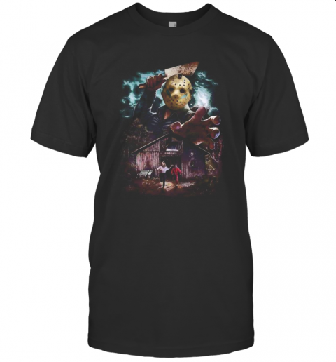 Halloween Jason Voorhees Running From T-Shirt