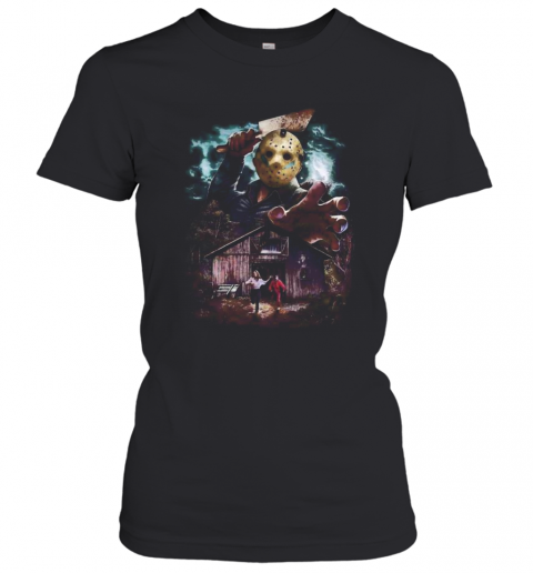 Halloween Jason Voorhees Running From T-Shirt Classic Women's T-shirt