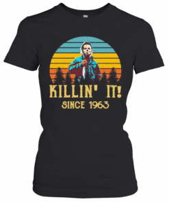 Halloween Michael Myers Killin It Since 1978 Vintage Retro T-Shirt Classic Women's T-shirt