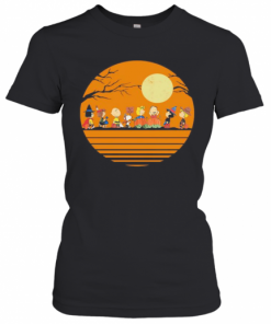Halloween The Peanuts Moon Vintage Retro T-Shirt Classic Women's T-shirt