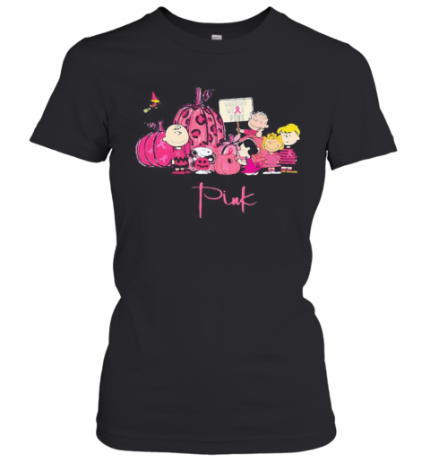 Halloween The Peanuts Warrior We'Re Pink Cancer Awareness T-Shirt Classic Women's T-shirt