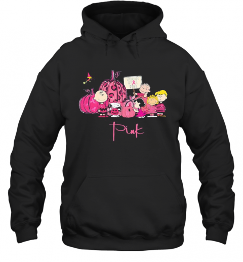 Halloween The Peanuts Warrior We'Re Pink Cancer Awareness T-Shirt Unisex Hoodie