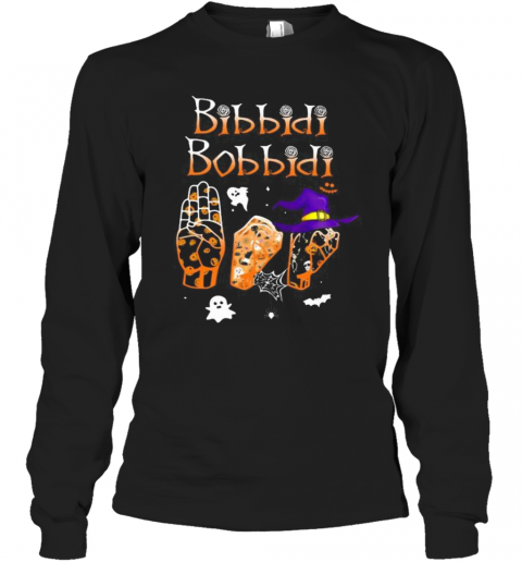 Halloween Witch Bibbidi Bobbidi T-Shirt Long Sleeved T-shirt 